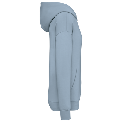 NS408 - Sudadera ecorresponsable con capucha oversize unisex - Aquamarine - lateral
