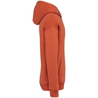 NS408 - Sudadera ecorresponsable con capucha oversize unisex - Burnt Brick - lateral