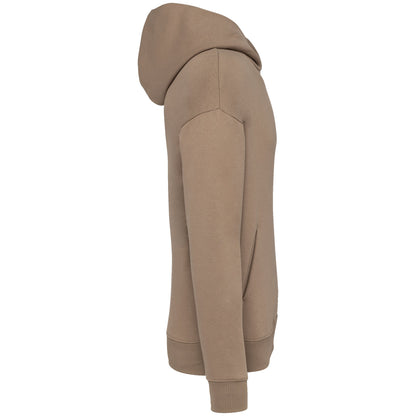 NS408 - Sudadera ecorresponsable con capucha oversize unisex - Driftwood - lateral