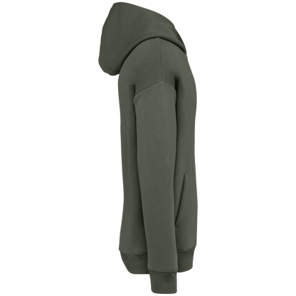 NS408 - Sudadera ecorresponsable con capucha oversize unisex - Organic Khaki - lateral