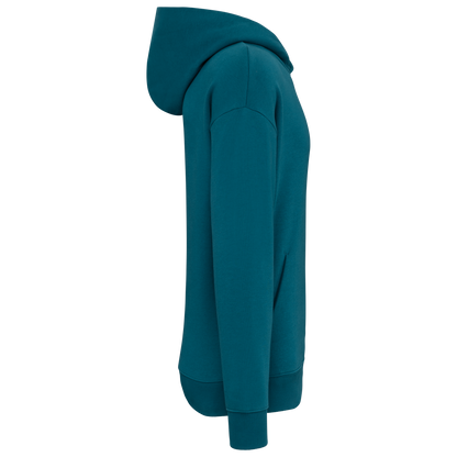 NS408 - Sudadera ecorresponsable con capucha oversize unisex - Peacock Green - lateral