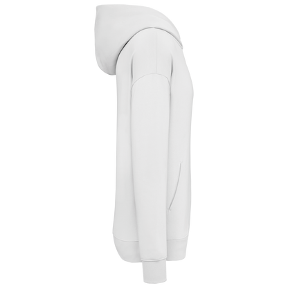 NS408 - Sudadera ecorresponsable con capucha oversize unisex - White - lateral