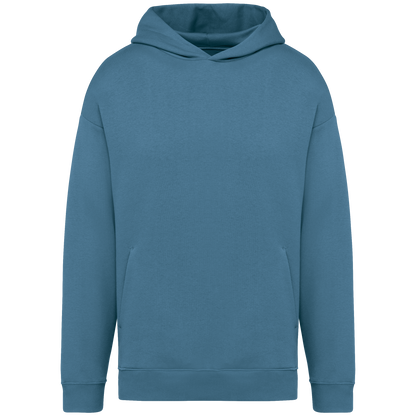 NS408 - Sudadera ecorresponsable con capucha oversize unisex - Adriatic Blue - frontal