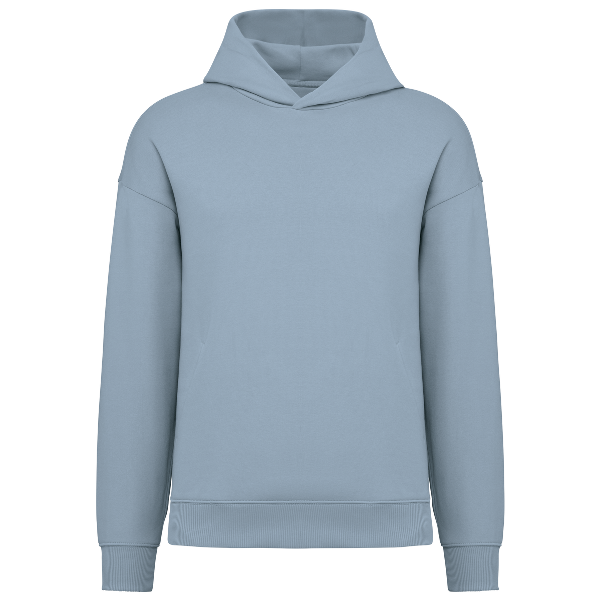 NS408 - Sudadera ecorresponsable con capucha oversize unisex - Aquamarine - frontal