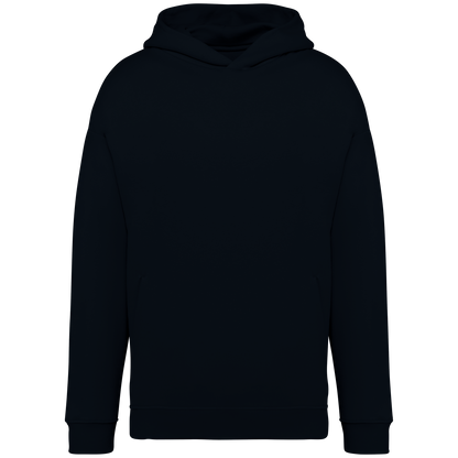 NS408 - Sudadera ecorresponsable con capucha oversize unisex - Black - frontal