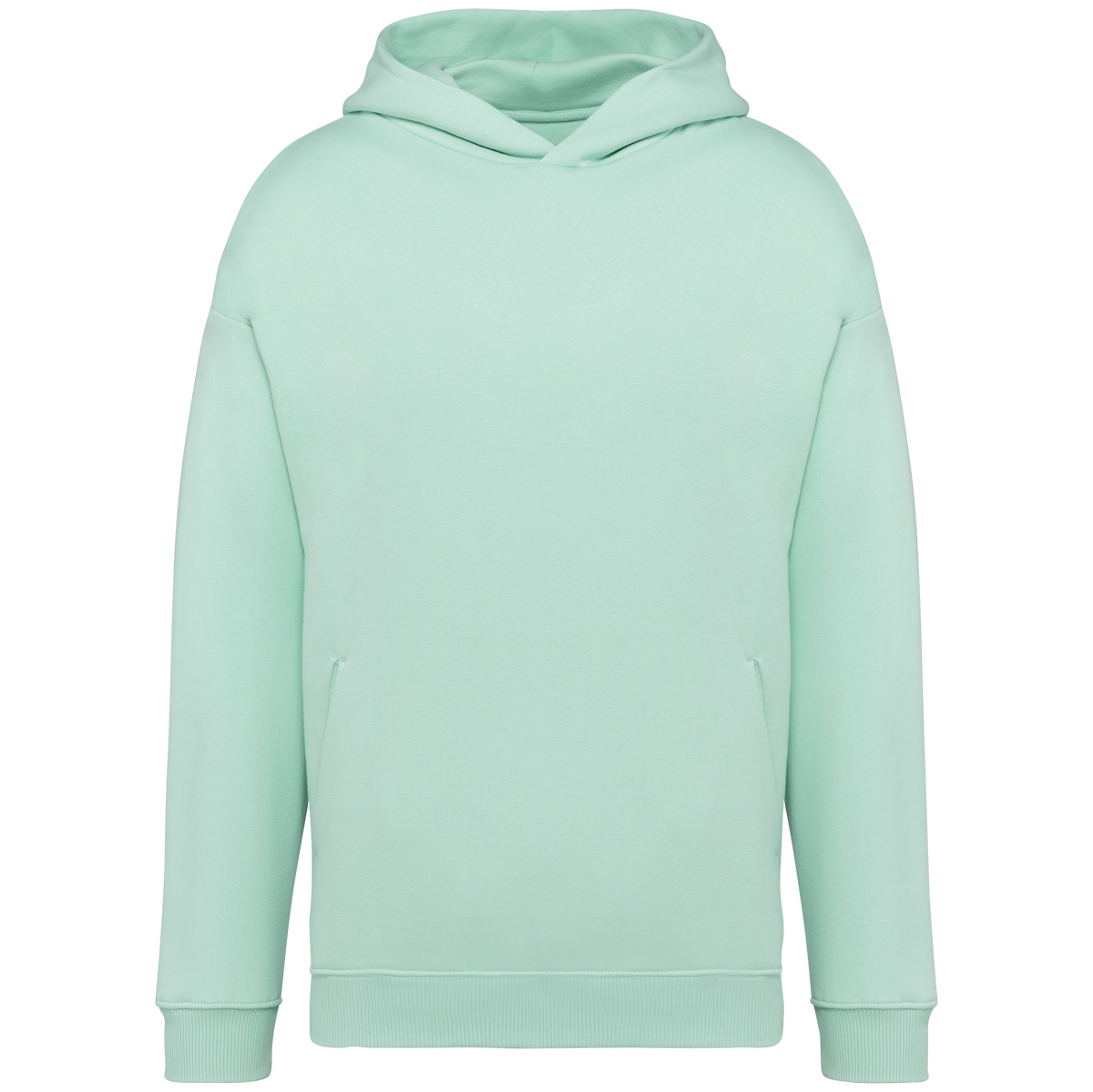 NS408 - Sudadera ecorresponsable con capucha oversize unisex - Brook Green - frontal