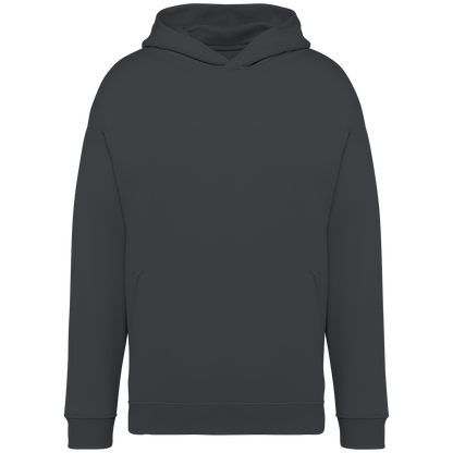 NS408 - Sudadera ecorresponsable con capucha oversize unisex - Iron Grey - frontal