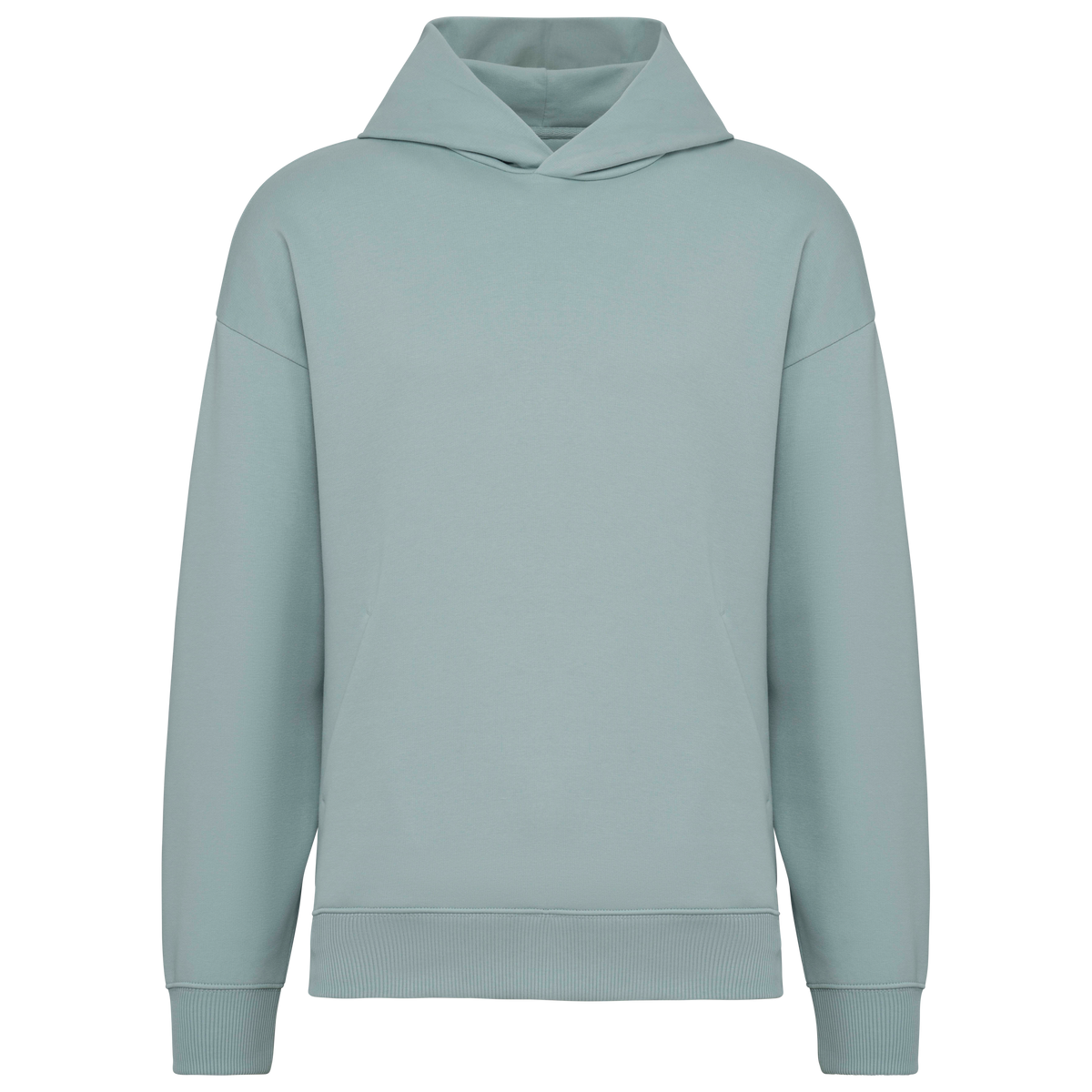 NS408 - Sudadera ecorresponsable con capucha oversize unisex - Jade Green - frontal