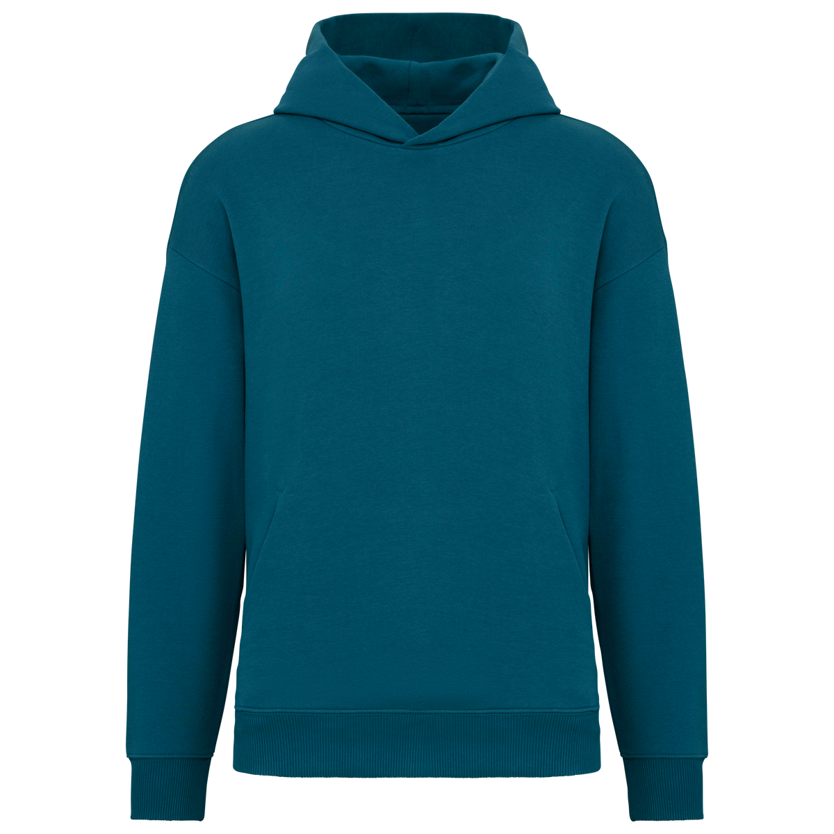 NS408 - Sudadera ecorresponsable con capucha oversize unisex - Peacock Green - frontal