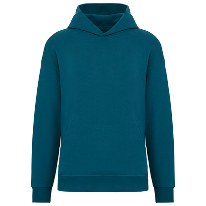NS408 - Sudadera ecorresponsable con capucha oversize unisex - Peacock Green - frontal