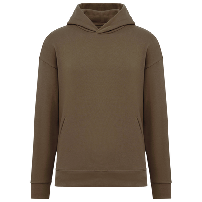 NS408 - Sudadera ecorresponsable con capucha oversize unisex - Toffee - frontal