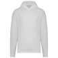 NS408 - Sudadera ecorresponsable con capucha oversize unisex - White - frontal