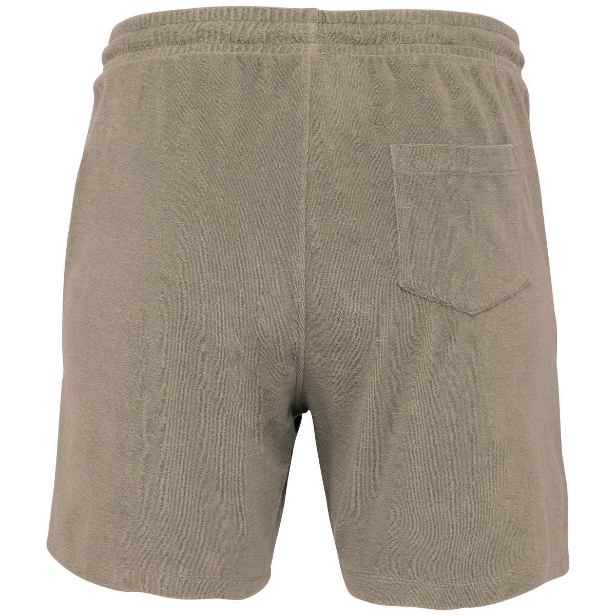 NS727 - Short ecorresponsable de rizo hombre - Cream Coffee - trasera