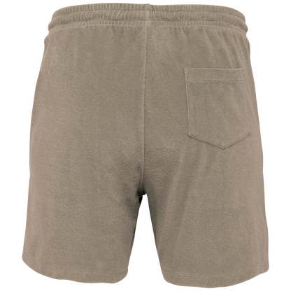 NS727 - Short ecorresponsable de rizo hombre - Cream Coffee - trasera