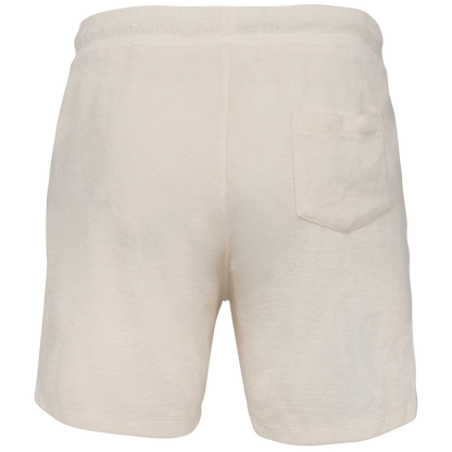 NS727 - Short ecorresponsable de rizo hombre - Ivory - trasera