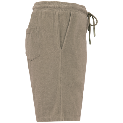 NS727 - Short ecorresponsable de rizo hombre - Cream Coffee - lateral