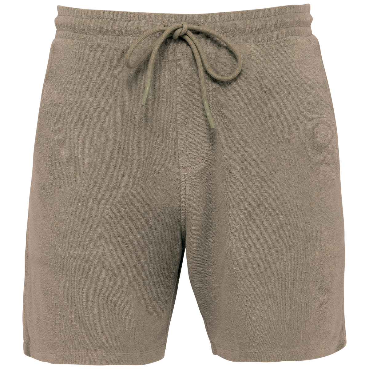 NS727 - Short ecorresponsable de rizo hombre - Cream Coffee - frontal