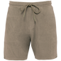 NS727 - Short ecorresponsable de rizo hombre - Cream Coffee - frontal