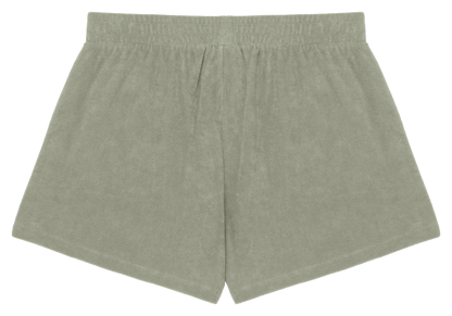 NS728 - Short ecorresponsable de rizo mujer - Almond Green - trasera
