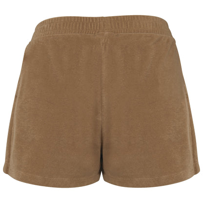 NS728 - Short ecorresponsable de rizo mujer - Cream Coffee - trasera