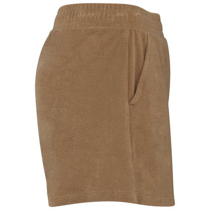 NS728 - Short ecorresponsable de rizo mujer - Cream Coffee - lateral