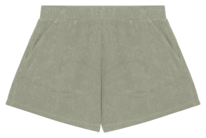 NS728 - Short ecorresponsable de rizo mujer - Almond Green - frontal