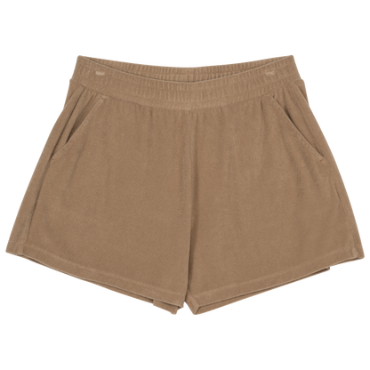 NS728 - Short ecorresponsable de rizo mujer - Cream Coffee - frontal