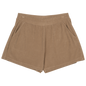 NS728 - Short ecorresponsable de rizo mujer - Cream Coffee - frontal