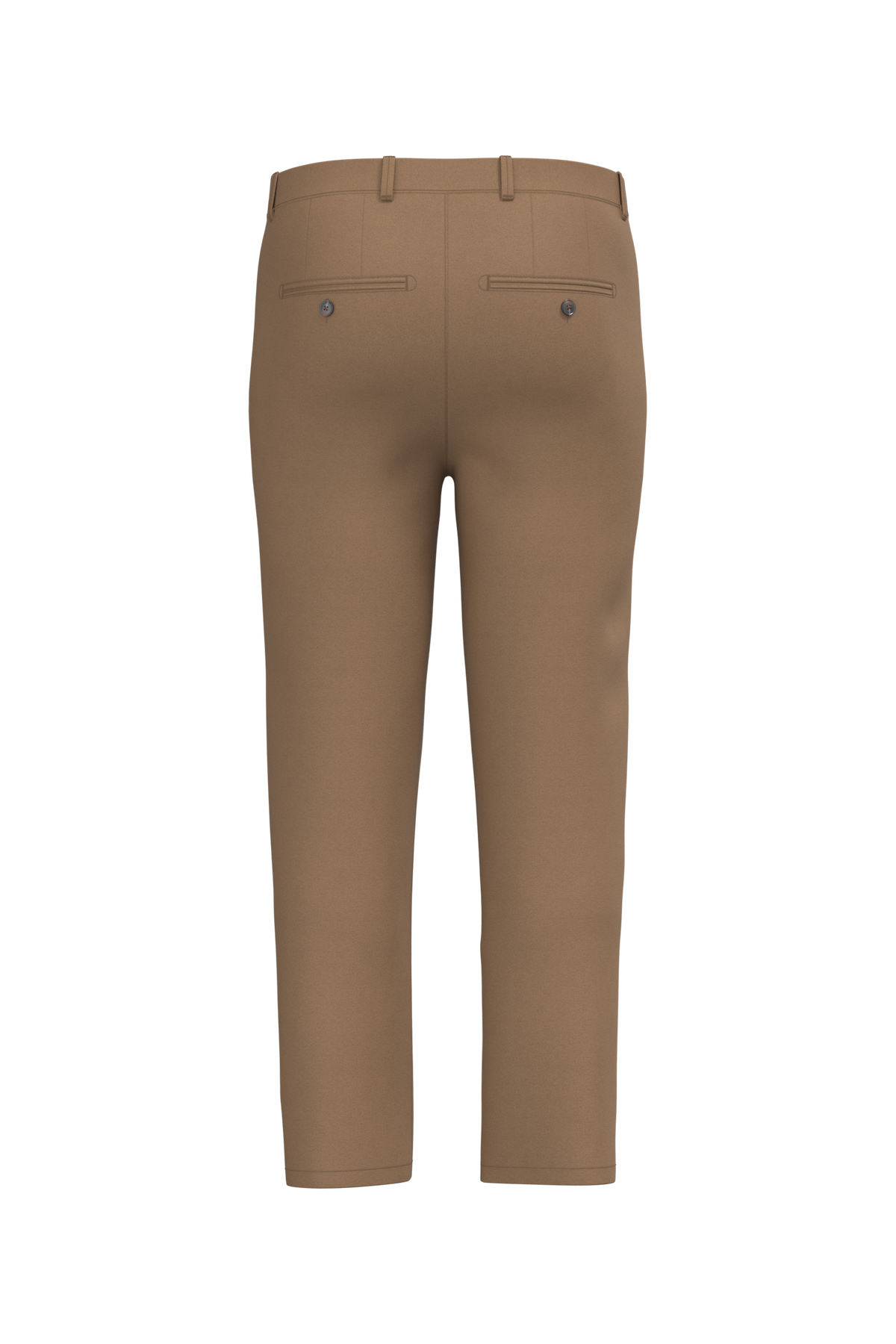 NS736 - Pantalon chino ecorresponsable hombre - Dark camel - trasera