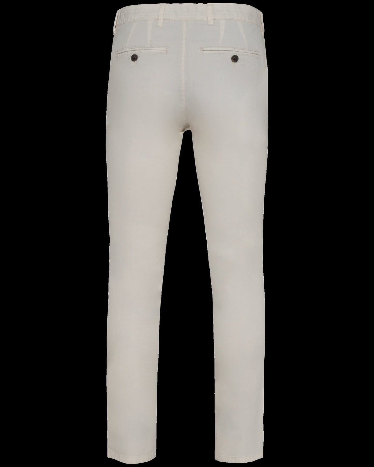 NS736 - Pantalon chino ecorresponsable hombre - Ivory - trasera