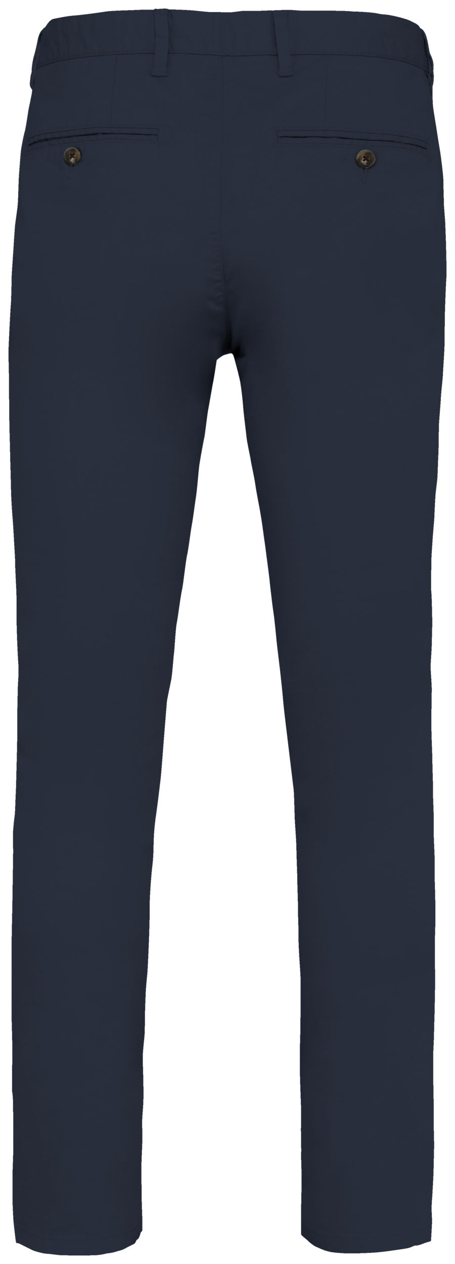 NS736 - Pantalon chino ecorresponsable hombre - Navy Blue - trasera