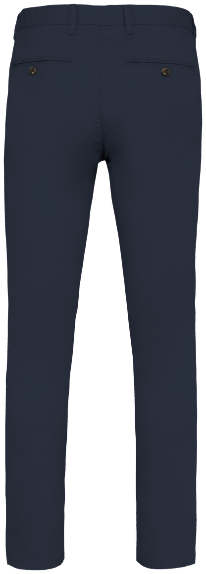 NS736 - Pantalon chino ecorresponsable hombre - Navy Blue - trasera
