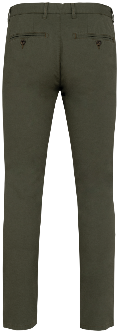 NS736 - Pantalon chino ecorresponsable hombre - Organic Khaki - trasera