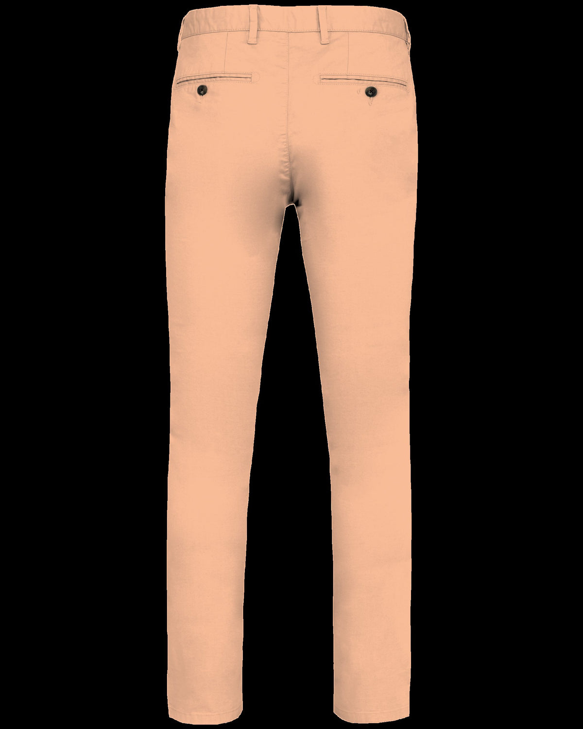 NS736 - Pantalon chino ecorresponsable hombre - Pastel Apricot - trasera