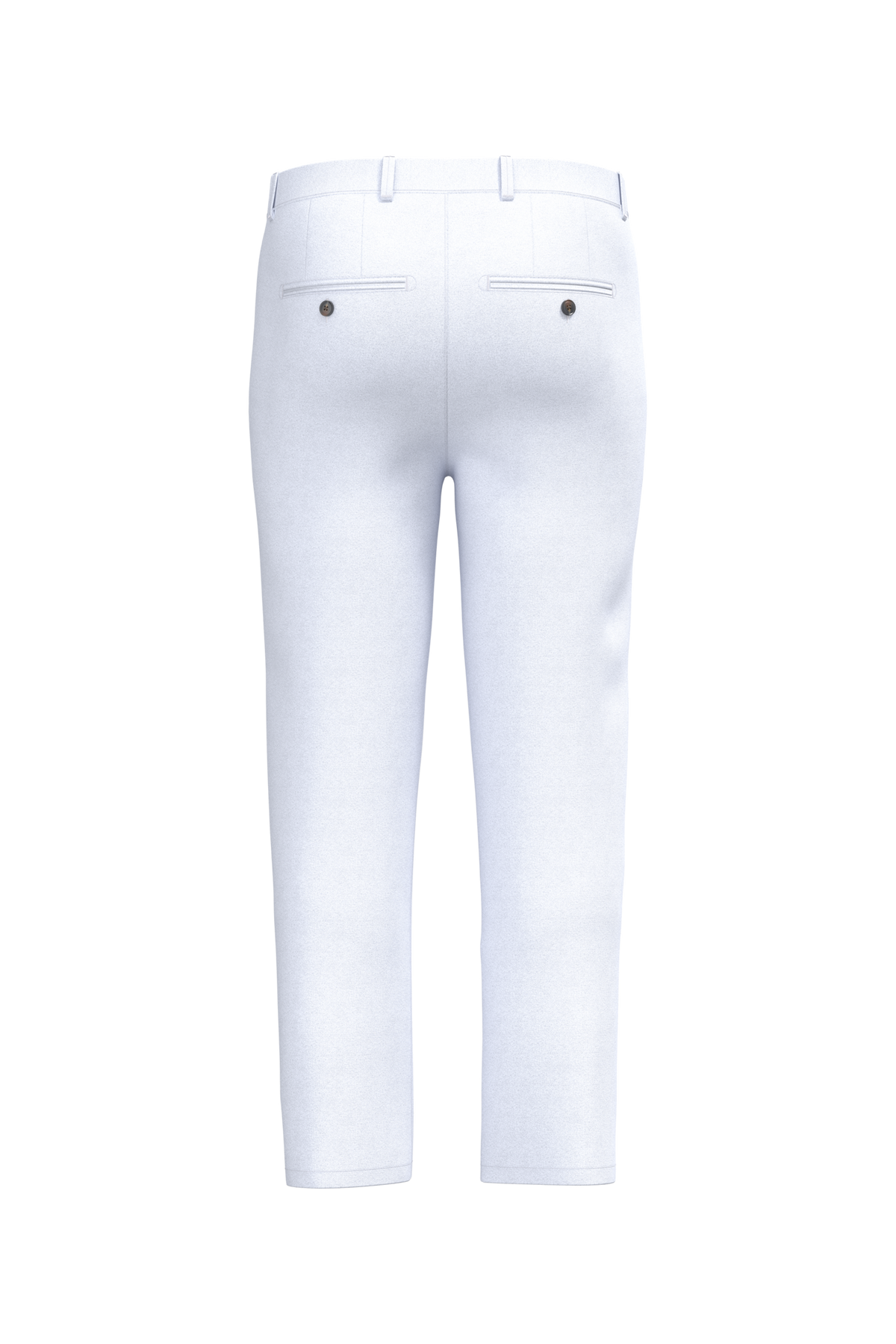 NS736 - Pantalon chino ecorresponsable hombre - White - trasera