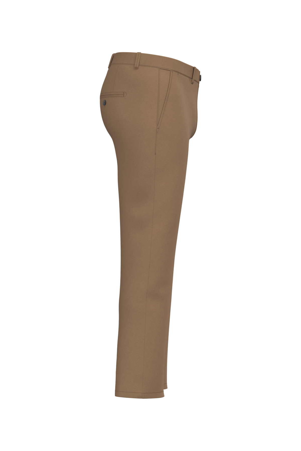 NS736 - Pantalon chino ecorresponsable hombre - Dark camel - lateral
