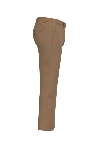 NS736 - Pantalon chino ecorresponsable hombre - Dark camel - lateral