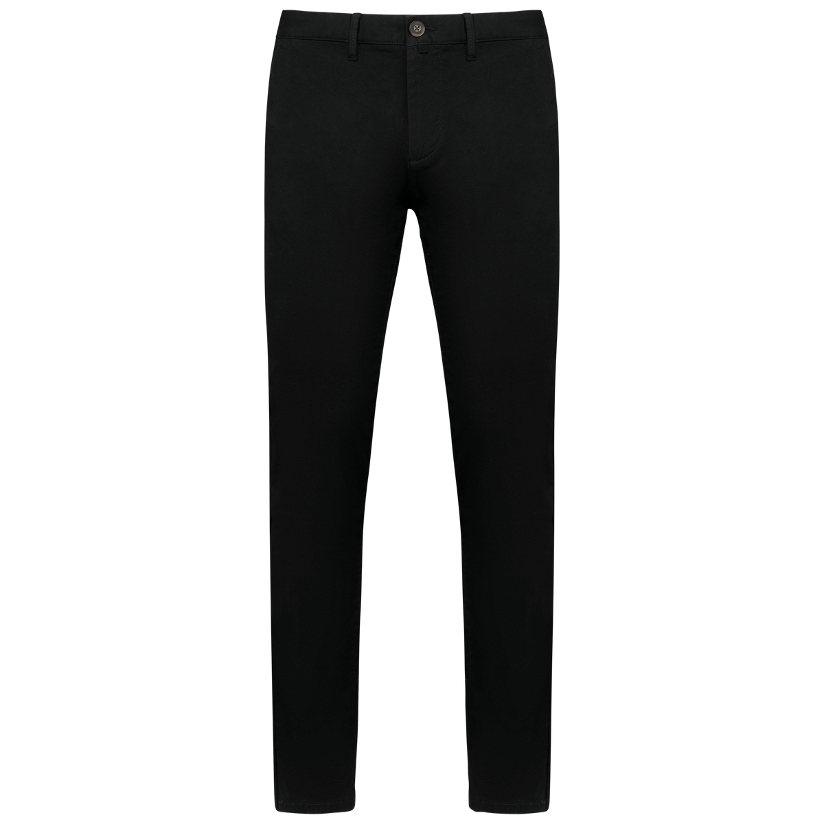 NS736 - Pantalon chino ecorresponsable hombre - Black - frontal