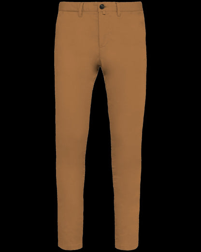 NS736 - Pantalon chino ecorresponsable hombre - Brown Sugar - frontal
