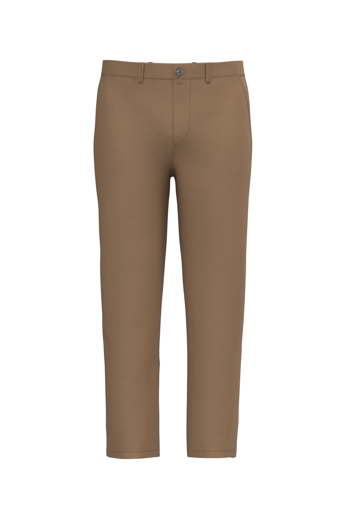 NS736 - Pantalon chino ecorresponsable hombre - Dark camel - frontal