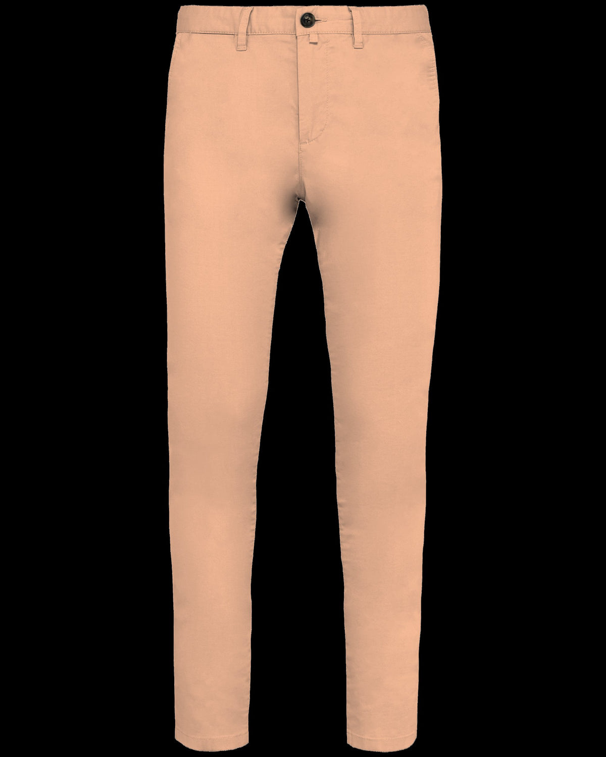 NS736 - Pantalon chino ecorresponsable hombre - Pastel Apricot - frontal