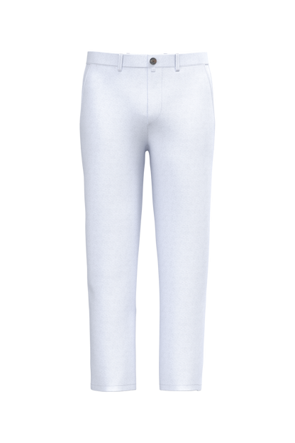NS736 - Pantalon chino ecorresponsable hombre - White - frontal
