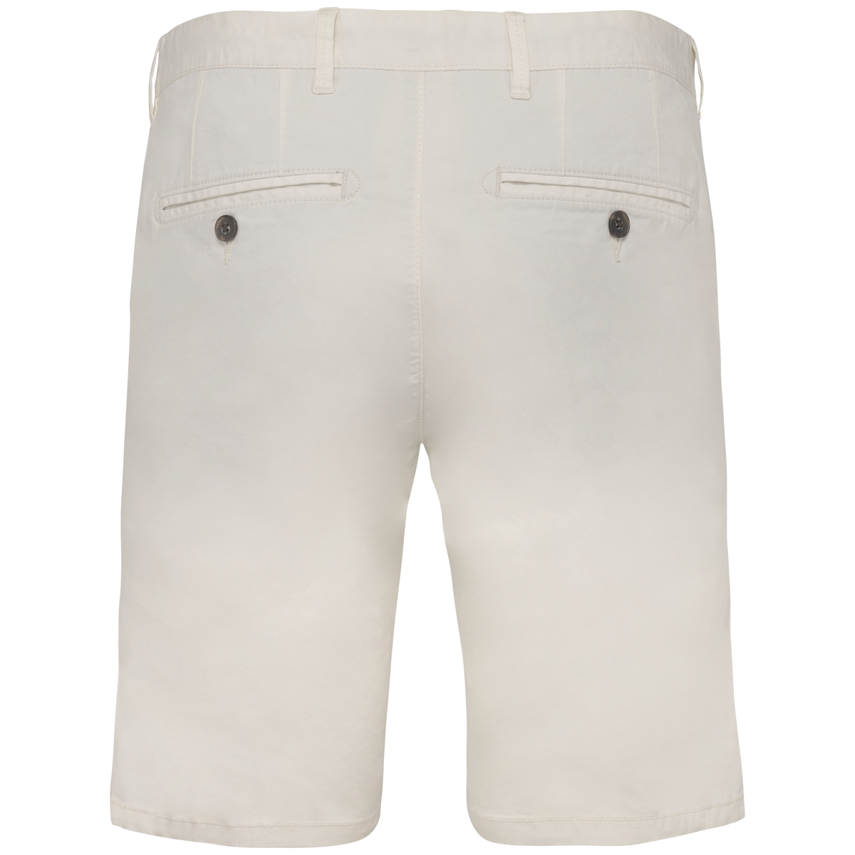 NS738 - Bermuda chino ecorresponsable hombre - Ivory - trasera