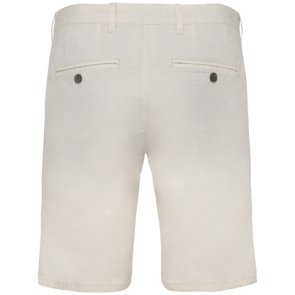 NS738 - Bermuda chino ecorresponsable hombre - Ivory - trasera