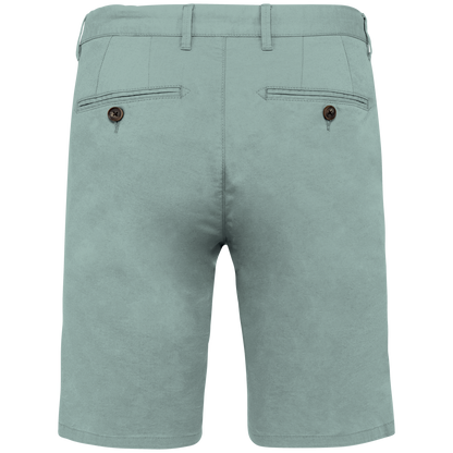 NS738 - Bermuda chino ecorresponsable hombre - Jade Green - trasera
