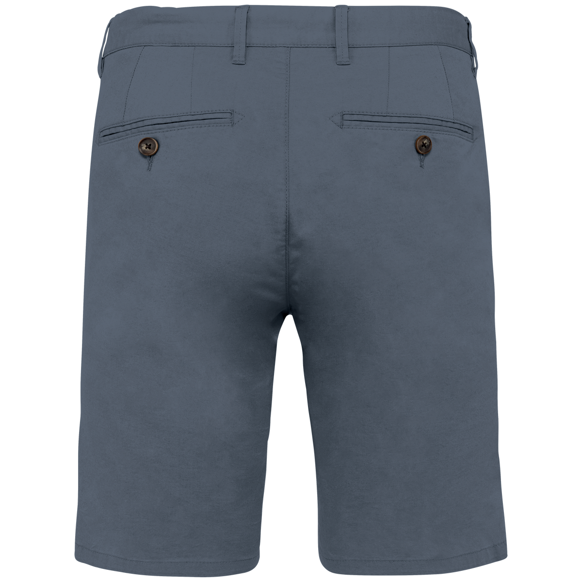 NS738 - Bermuda chino ecorresponsable hombre - Mineral Grey - trasera