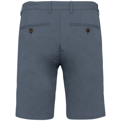 NS738 - Bermuda chino ecorresponsable hombre - Mineral Grey - trasera