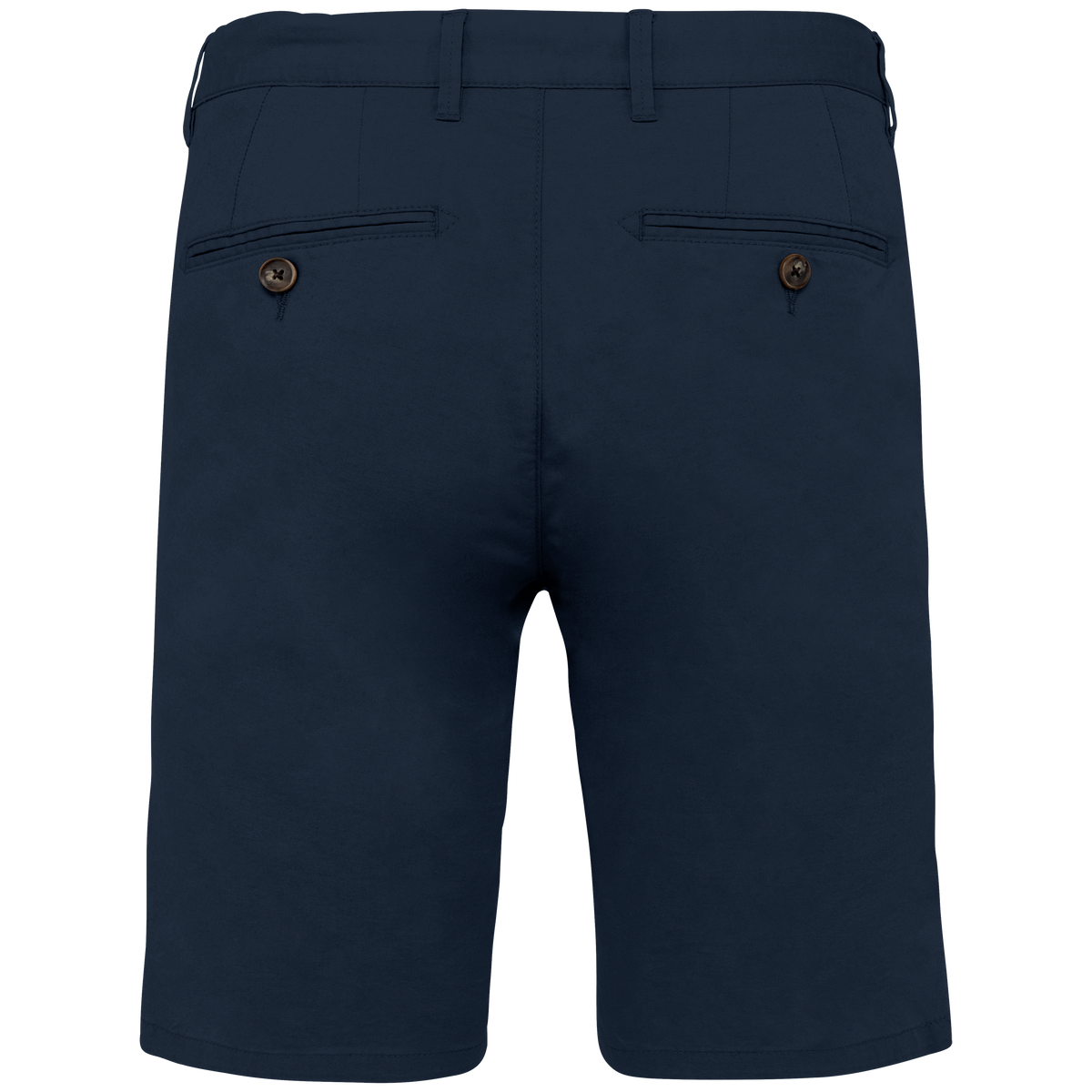 NS738 - Bermuda chino ecorresponsable hombre - Navy Blue - trasera