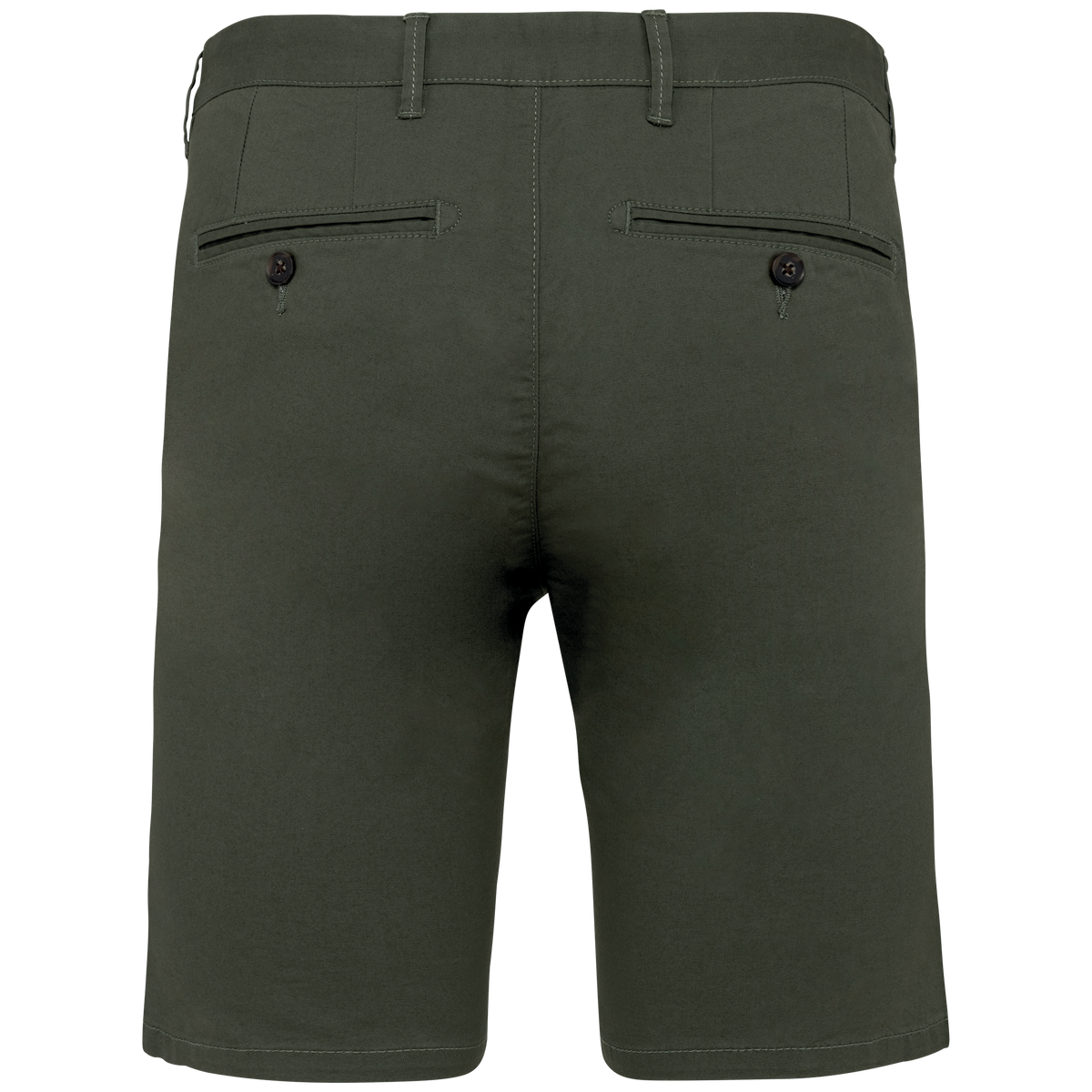 NS738 - Bermuda chino ecorresponsable hombre - Organic Khaki - trasera