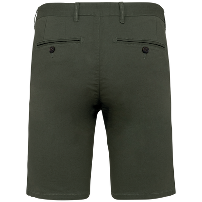 NS738 - Bermuda chino ecorresponsable hombre - Organic Khaki - trasera